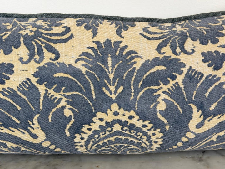 Custom Fortuny Lumbar Pillows by Melissa Levinson, Linen &amp; Cotton, USA
