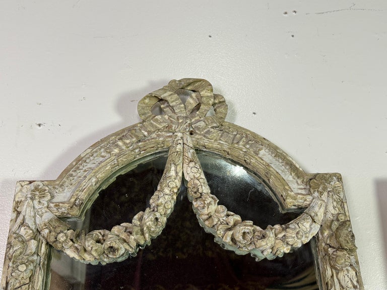 Pair of 19th C. French Louis XVI style Console Mirrors