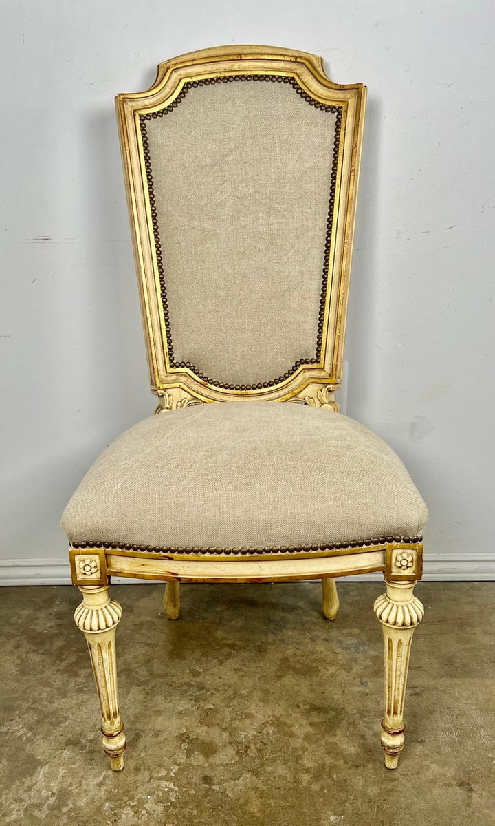 Set of Eight Neoclassical Style Dining Chairs