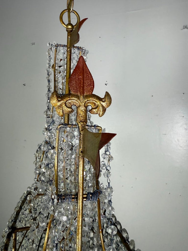 Redondo Crystal Beaded Ship Chandelier by Miamar Home