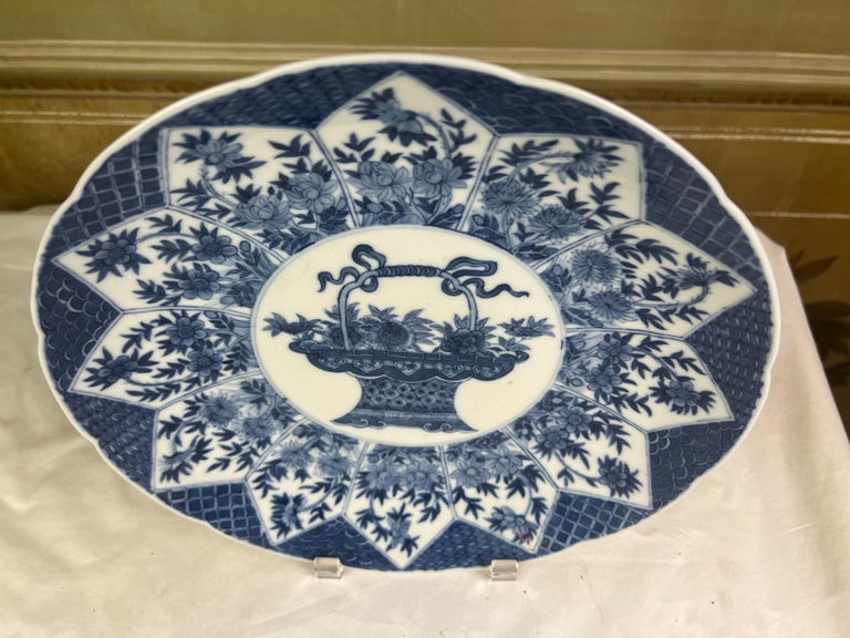 19th Century Chinese Export Blue and White Platter