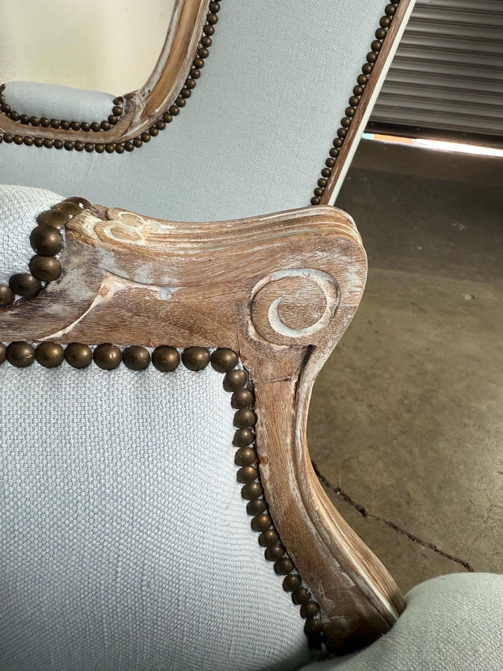 Pair of Louis XV Style French Bergères