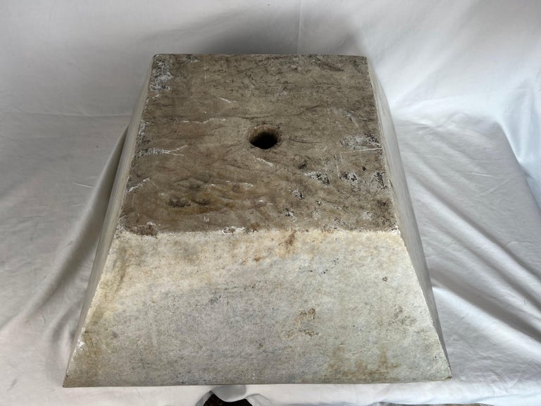 Italian Limestone Square Shaped Sink