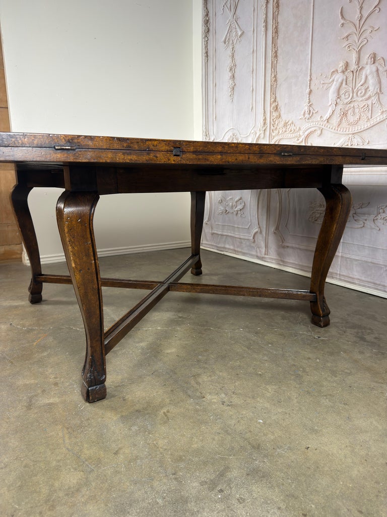 Monumental French Parquet of Versailles Convertible Dining Table