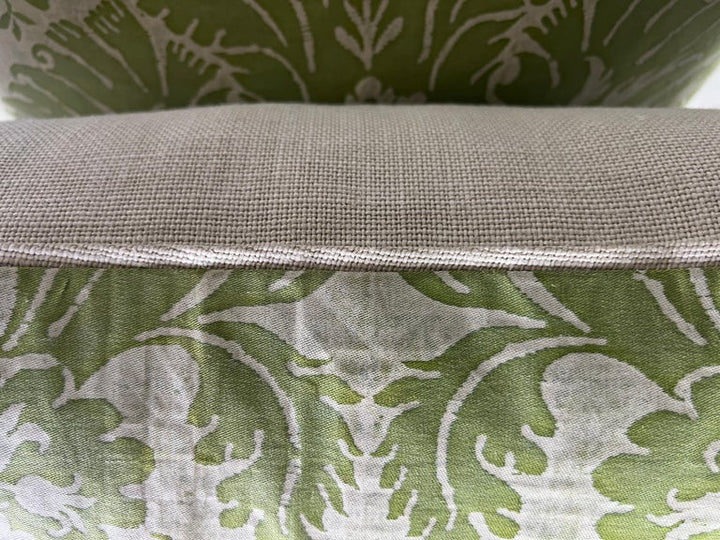 Fortuny Textile DeMedici Patterned Lime Green & Beige Pillows