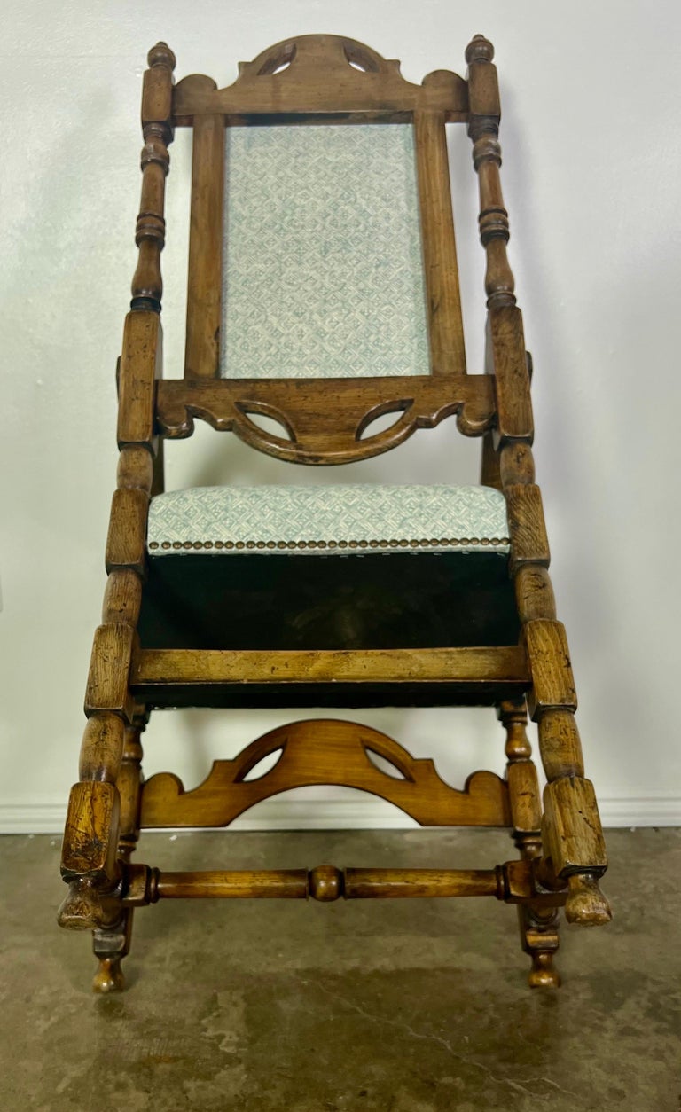 Set of Eight English Dining Chairs-19th Century