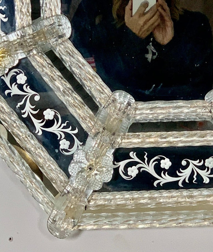 Italian Venetian Mirror, circa 1930s