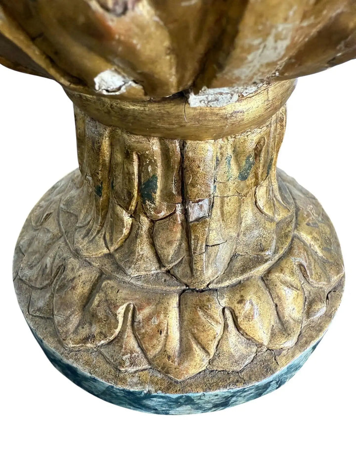 Pair of 19th Century Italian Polychrome Urns