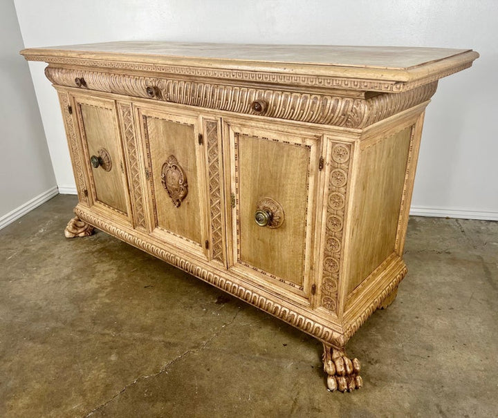 Early 19th Century French Bleached Walnut Credenza