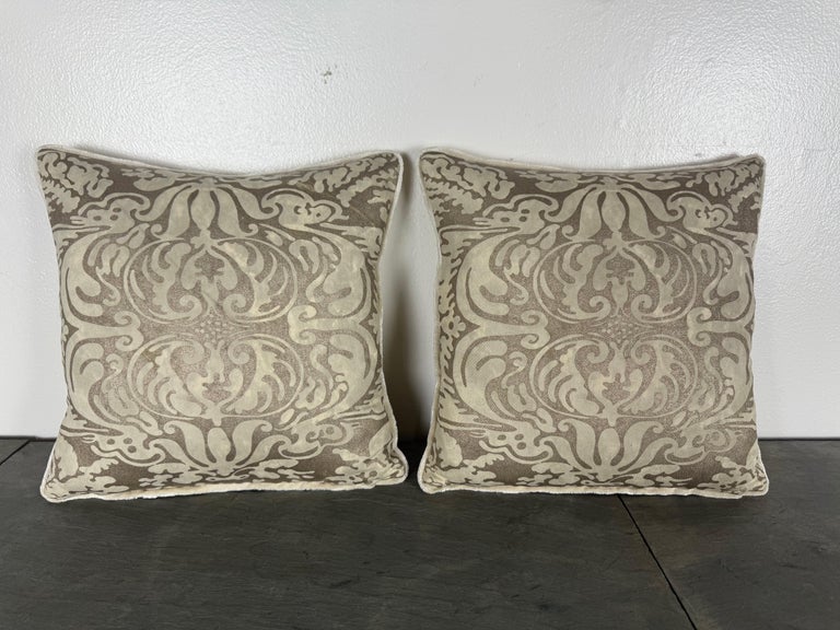 Custom Fortuny Pillows Using Vintage Fortuny Fabric, by Melissa Levinson