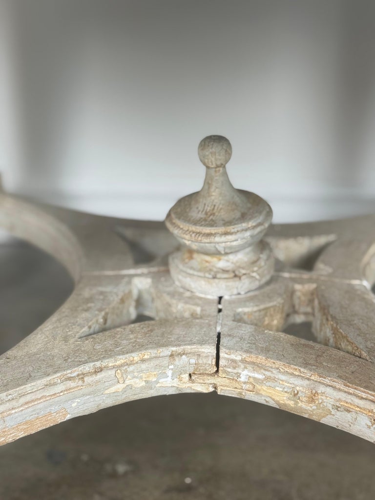 French Neoclassical upholstered ottoman, early 20th century.