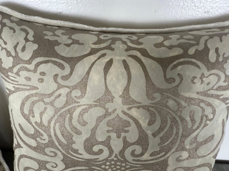 Custom Fortuny Pillows Using Vintage Fortuny Fabric, by Melissa Levinson