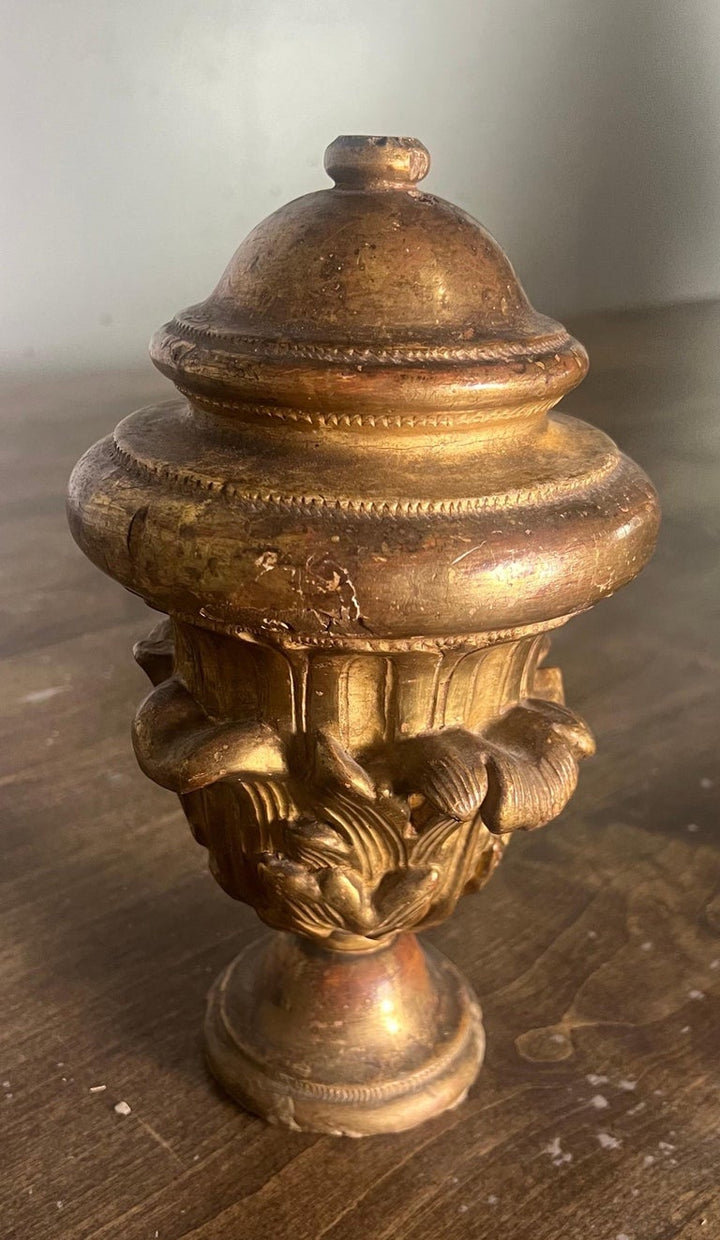 19th Century Italian Gilt Wood Finial