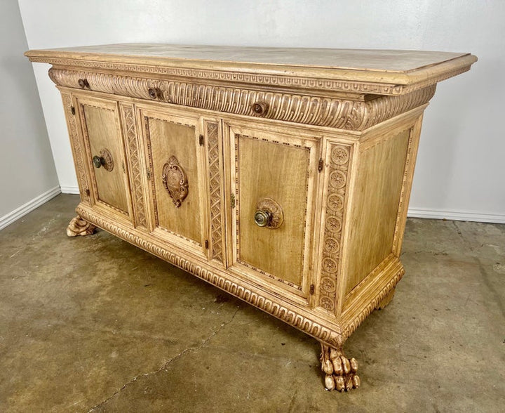 Early 19th Century French Bleached Walnut Credenza