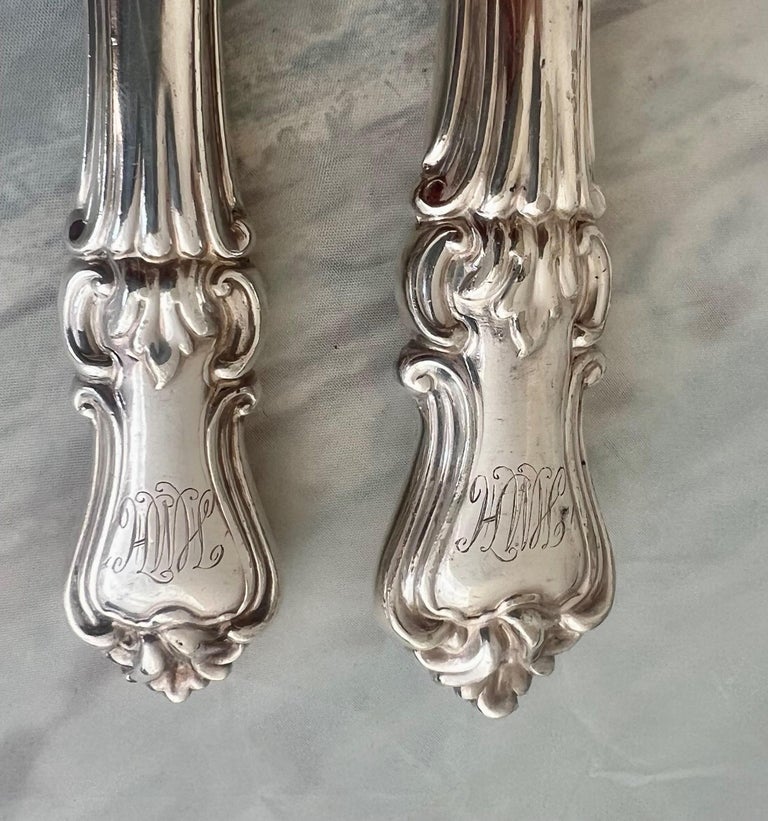 Victorian Silver Fish Serving Set-Early 20th Century