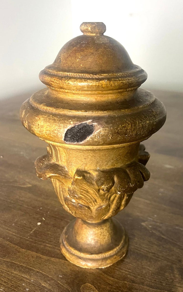 19th Century Italian Gilt Wood Finial