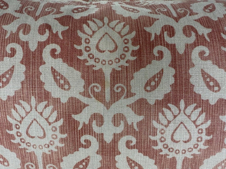 Pair of Contemporary Printed Linen Pillows