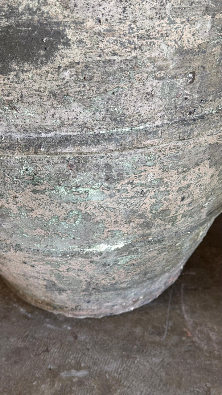 Mediterranean Barrel Olive Jars, Patinated Terracotta