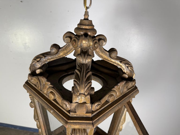 Northern Italian Giltwood Lantern