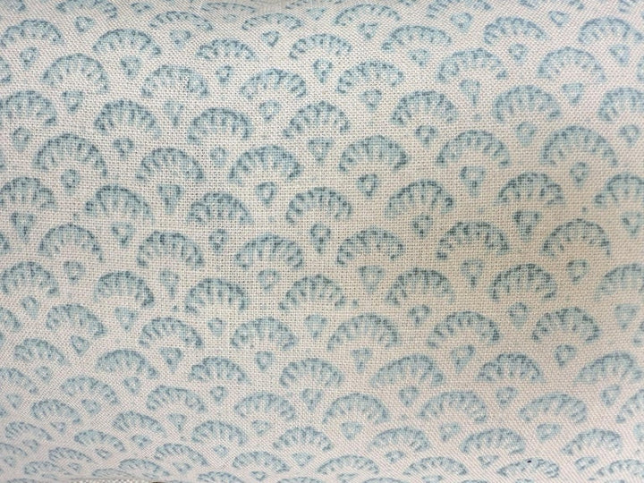 Pair of Custom Printed Linen Pillows with Down Inserts