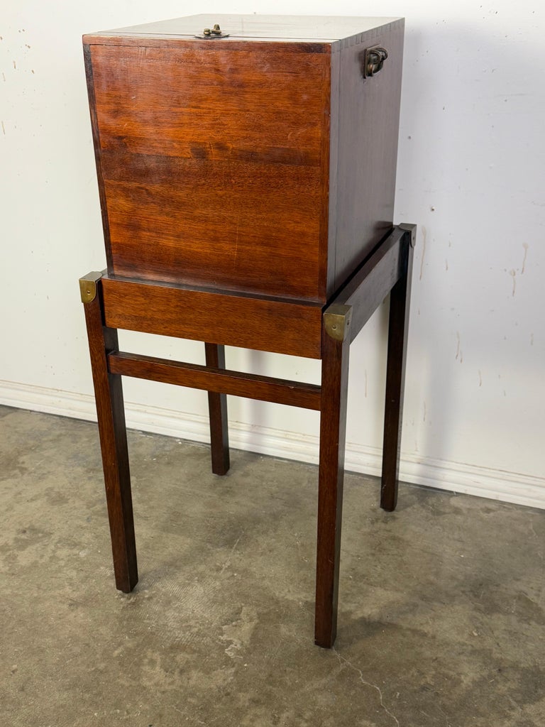 19th Century English Mahogany Bar Cabinet