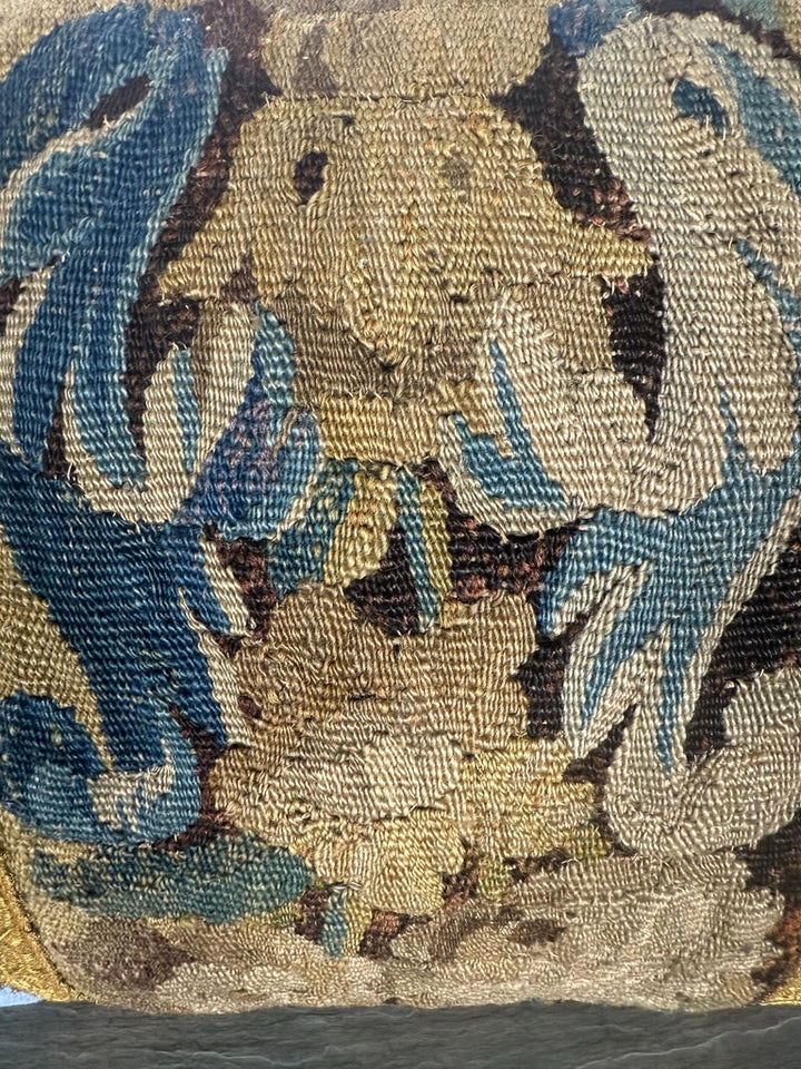 Pair of Pillows with 18th Century French Tapestry Panels by Melissa Levinson