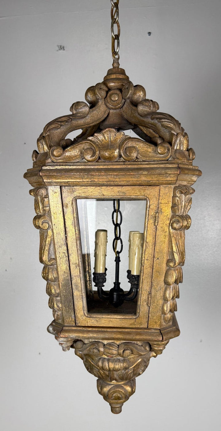 Northern Italian Giltwood Lantern