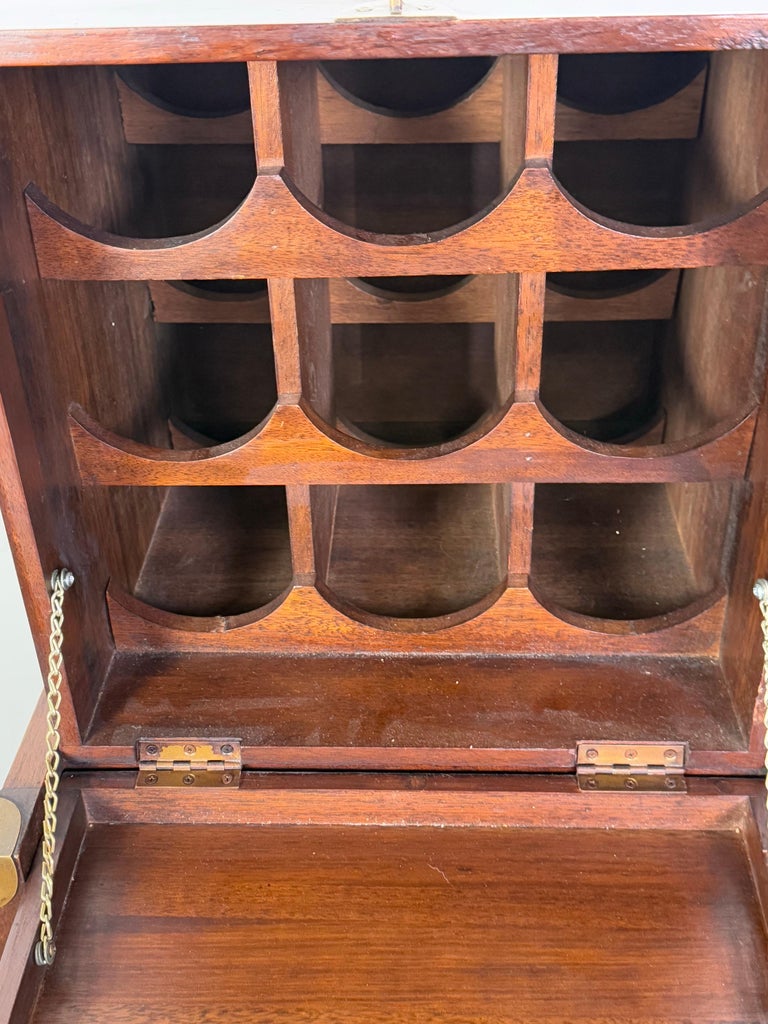 19th Century English Mahogany Bar Cabinet