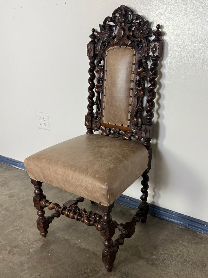 Set of Six 19th C. Renaissance Revival Dining chairs