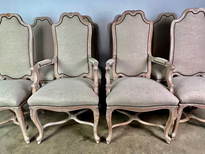 Set of '8' French Louis XV Style Dining Chairs