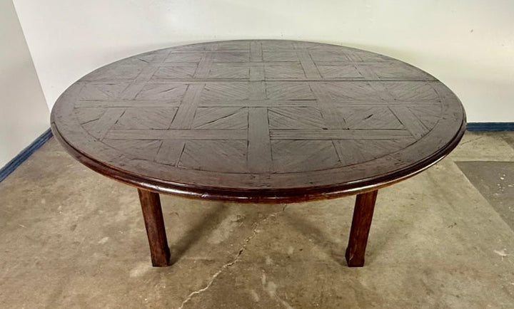 Monumental French Oak Farmhouse Extending Dining Table
