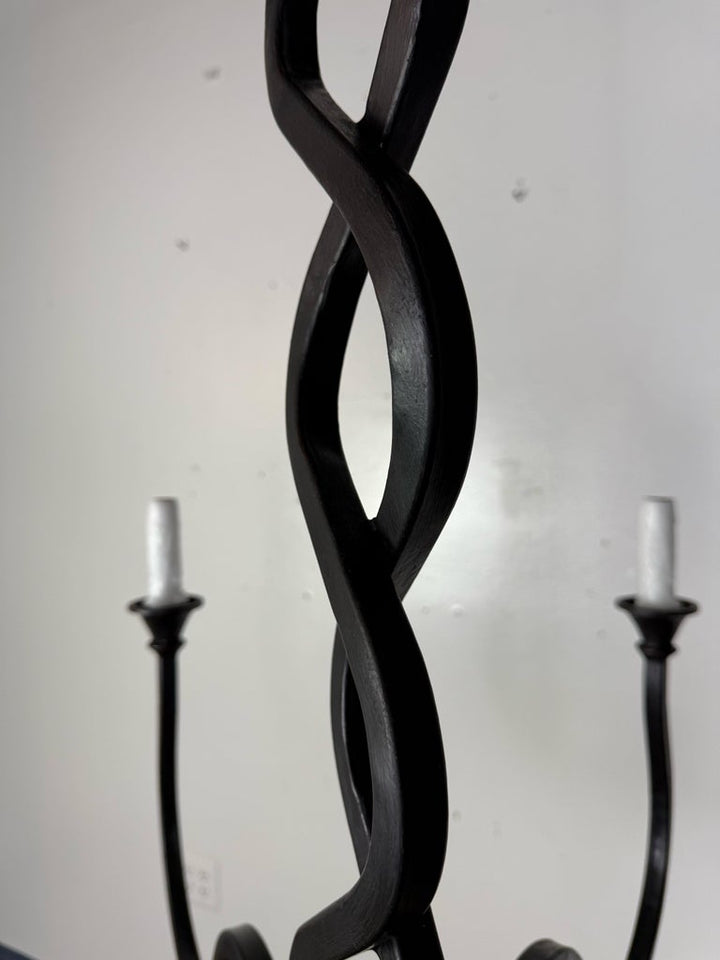 Wrought Iron Mulholland Chandelier by Miamar Home