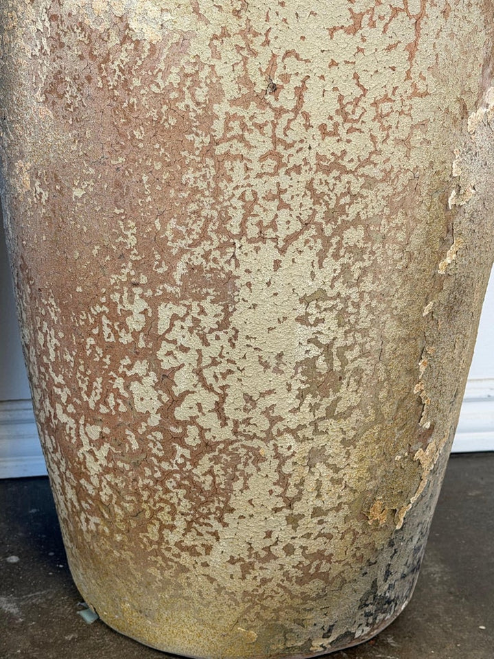 Pair of Monumental Antique Water Jars - Tall Crucible Form Olive Jars