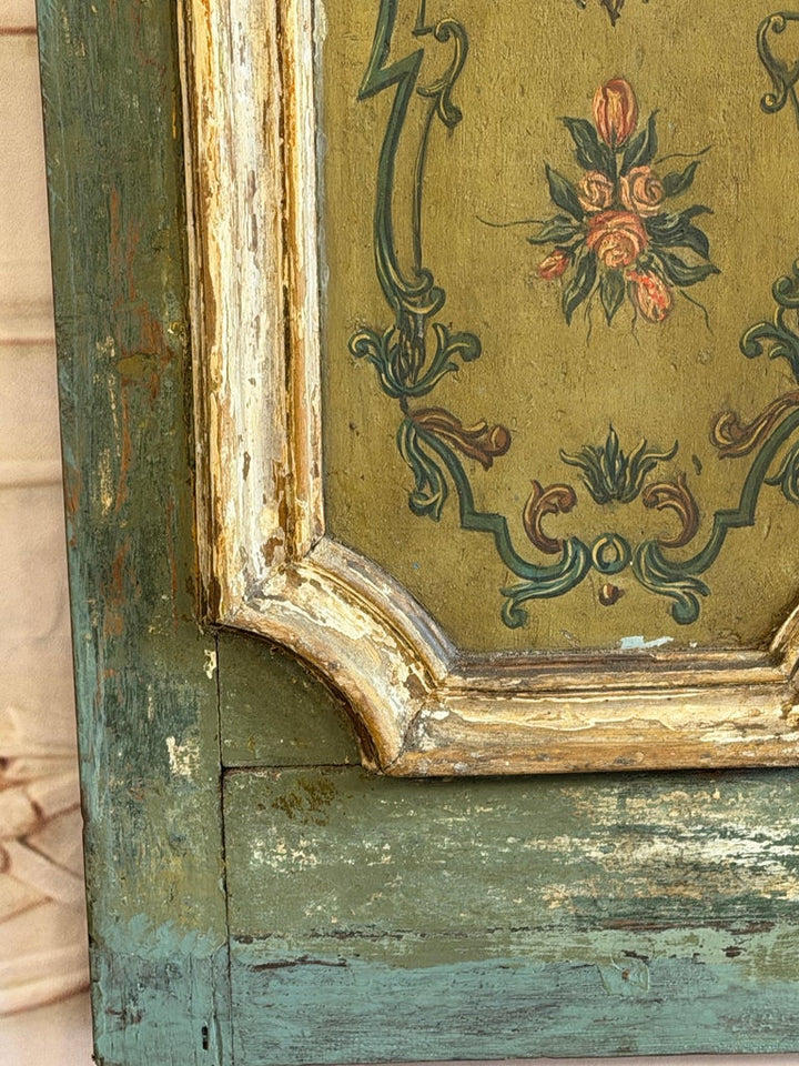 Pair of 19th C. Italian Venetian Baroque Boiserie Doors