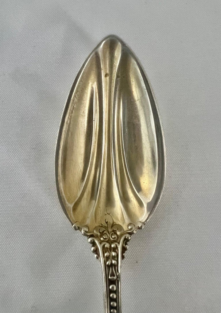 English Sterling Silver Serving Spoon, 1891