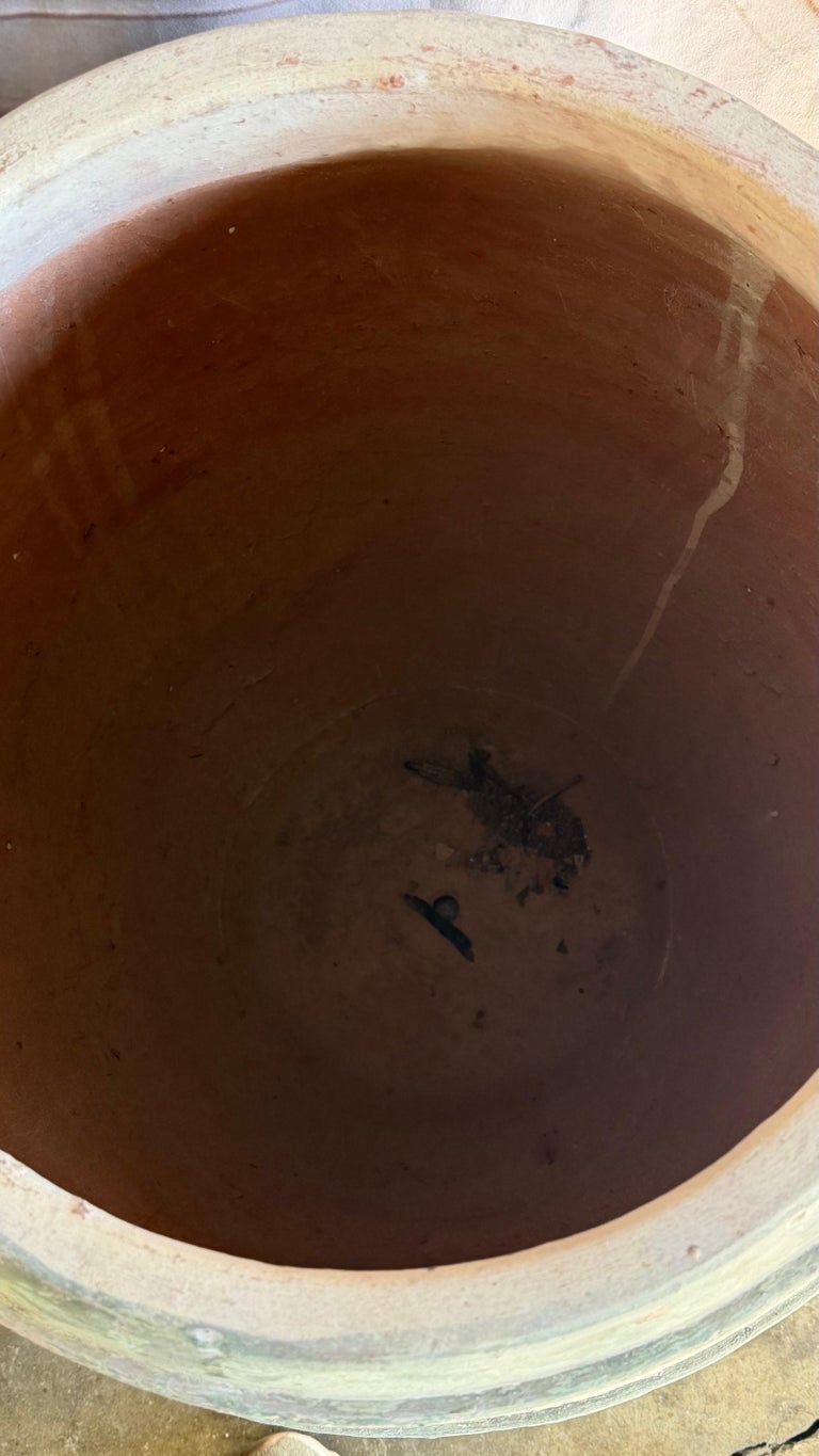 Mediterranean Barrel Olive Jars, Patinated Terracotta