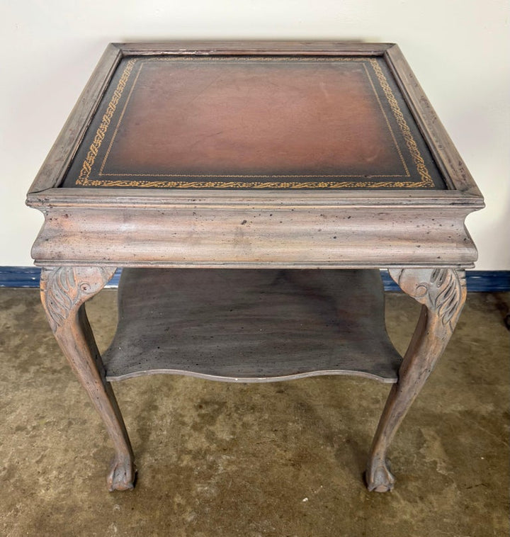 Pair of English Chippendale Style End Tables