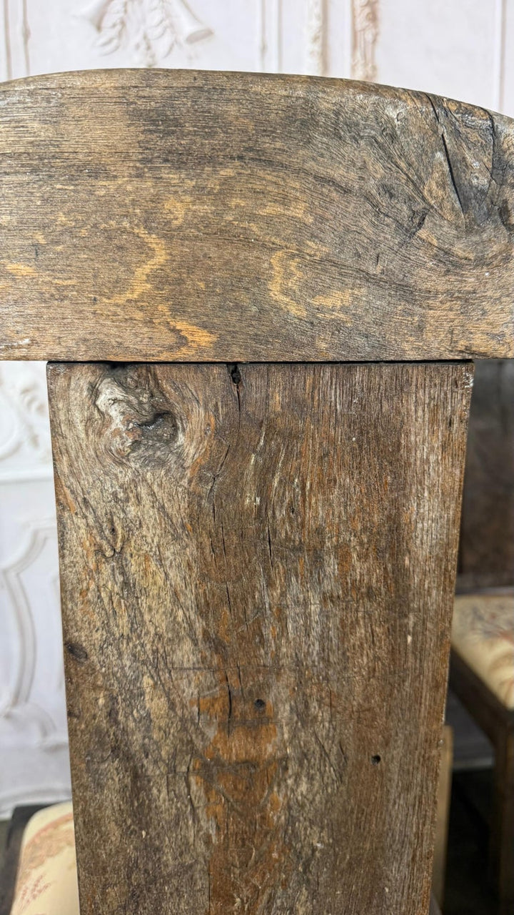 Set of 8 Rustic English Arts &amp; Crafts Dining Chairs