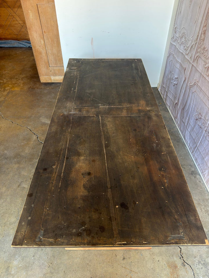 Italian Tuscan Revival Extendable Dining Table