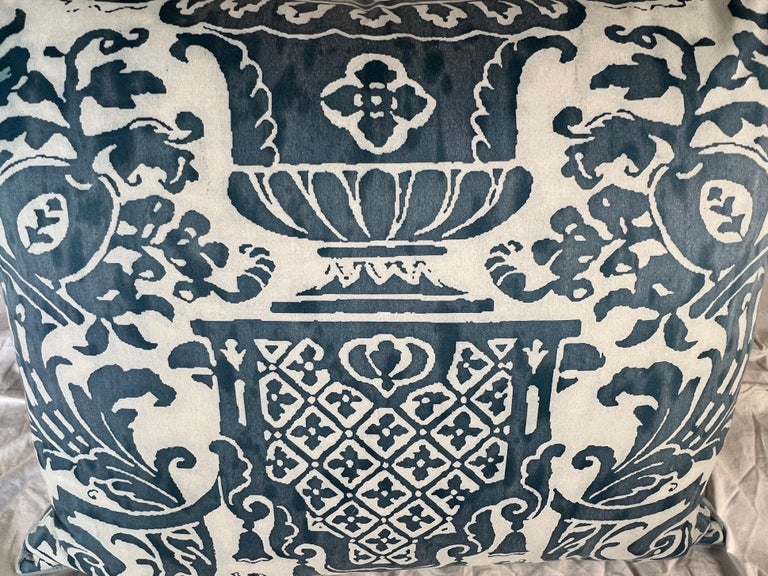 Pair of Carnavalet Patterned Fortuny Pillows