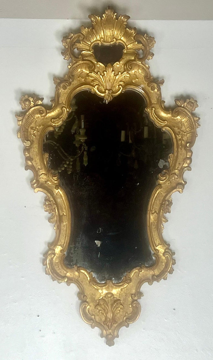 19th century Italian Carved Giltwood Mirrors