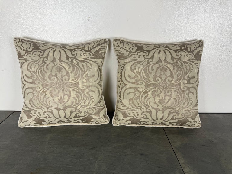 Custom Fortuny Pillows Using Vintage Fortuny Fabric, by Melissa Levinson