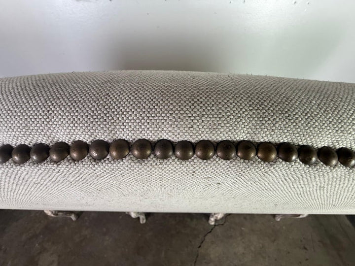 19th Louis XV Style Linen Settee