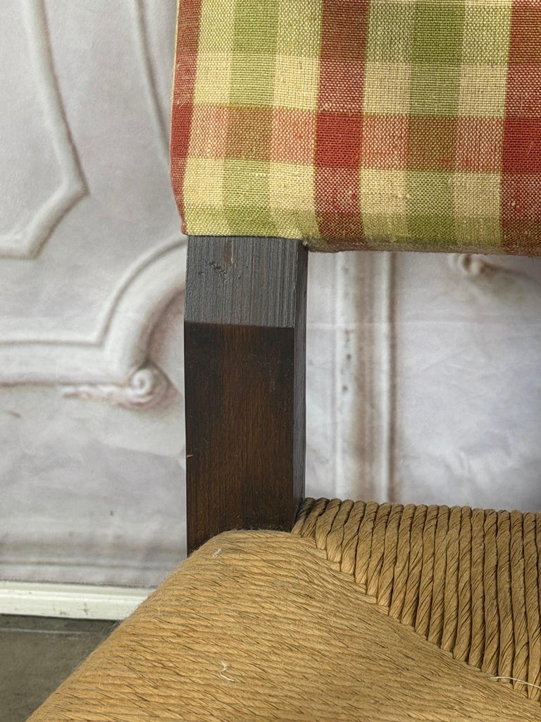 Pair of French Country Style Lounge Chairs w/ Ottomans