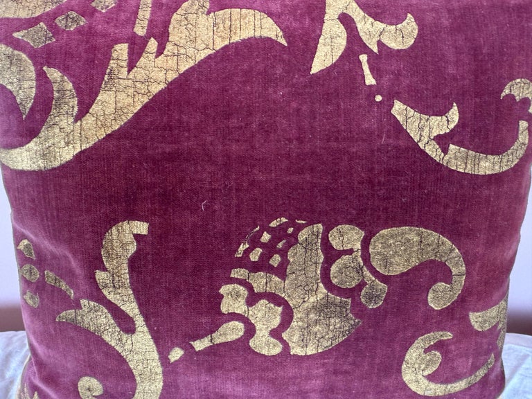 Gold Stenciled Nomi Pillow