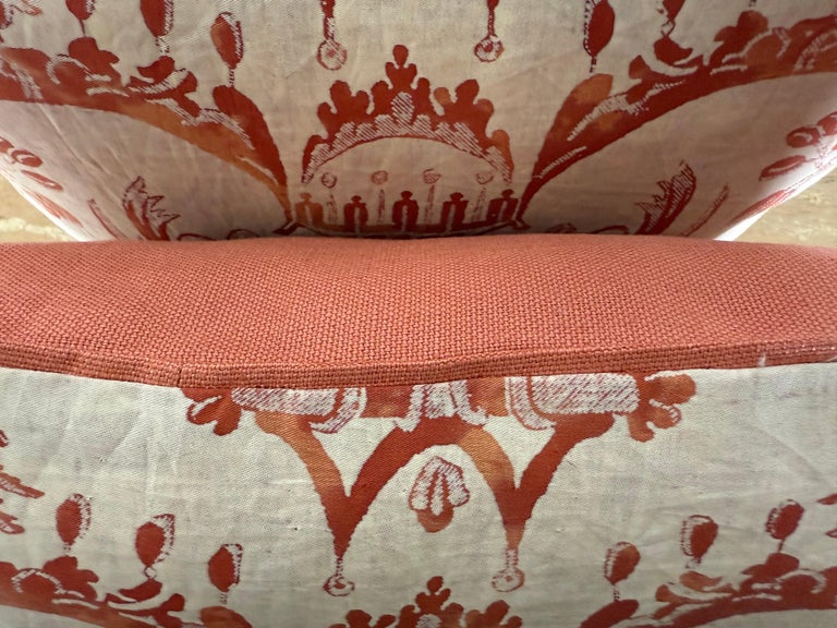 Pair of Authentic Fortuny Mezzaro / Mezziano Textile Pillows