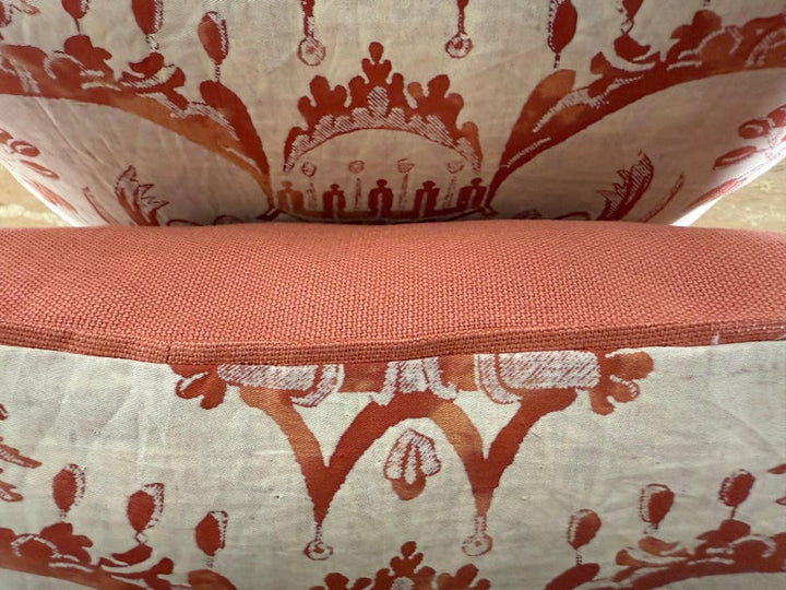 Pair of Authentic Fortuny Mezzaro / Mezziano Textile Pillows