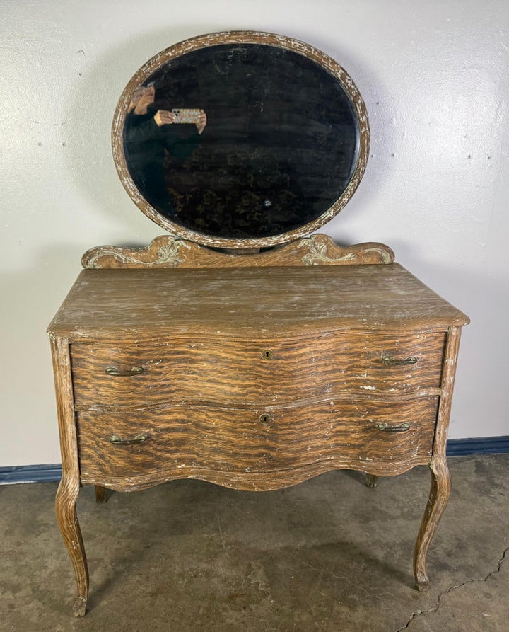 French Provincial Style Dresser w/ Mirror