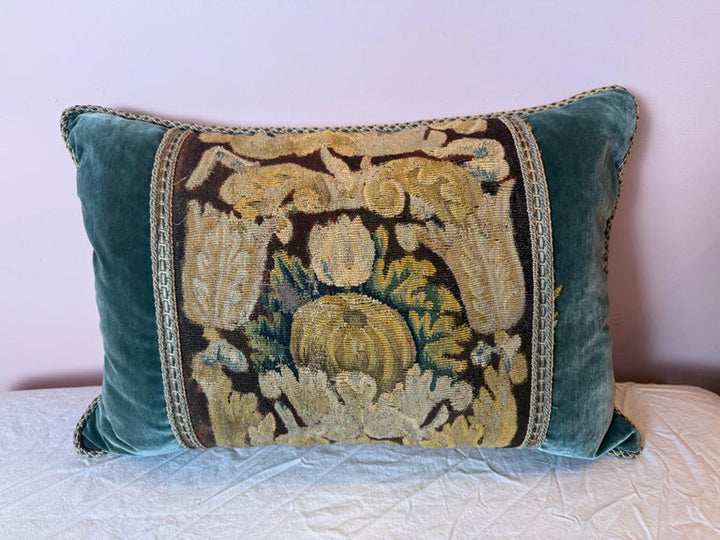 17th C. Flemish Tapestry Pillow