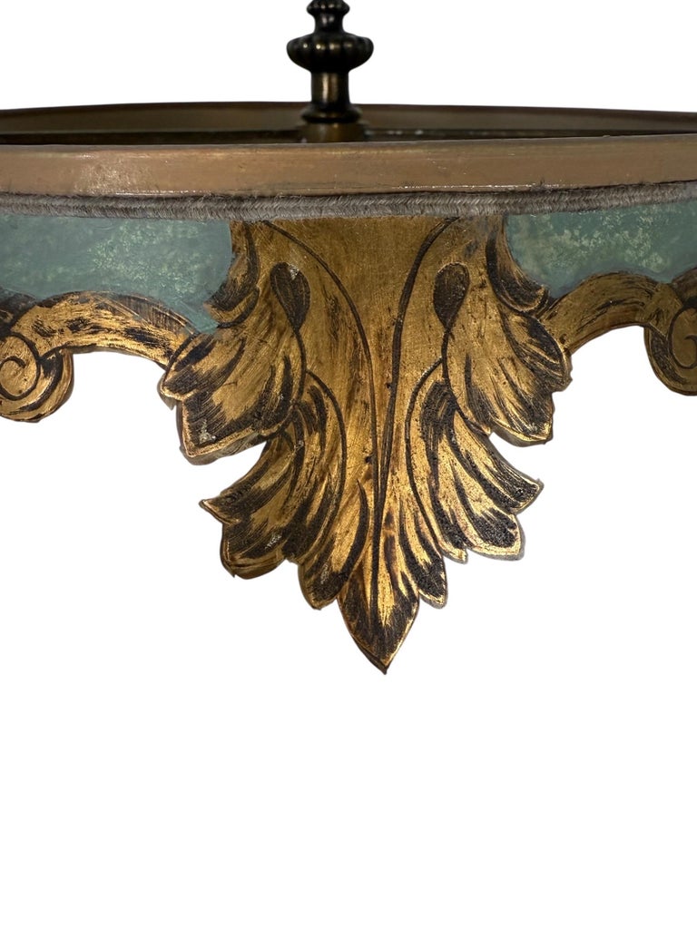 Pair of Italian Carved Wood Baroque Style Table Lamps
